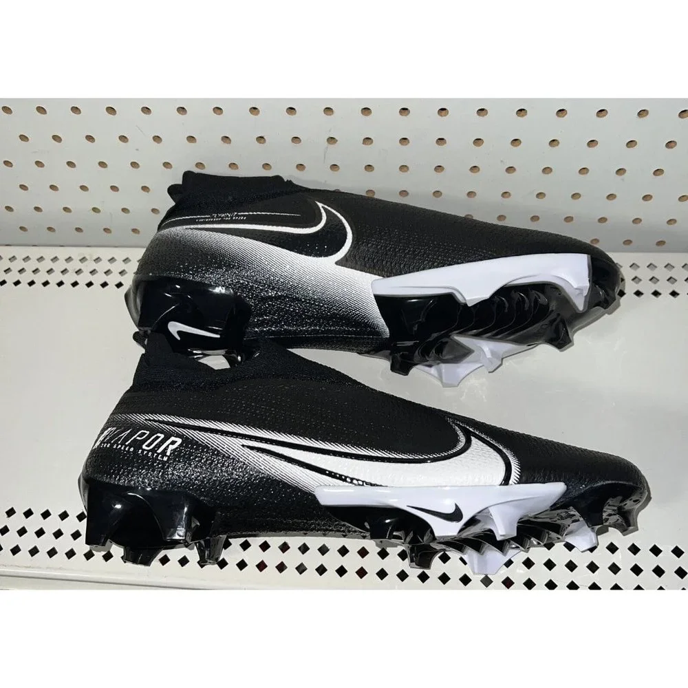 Nike Vapor Edge Elite 360 Mens Football Cleats Size 14.5 Black White CV6282-009